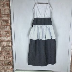 Vintage 1950s polka dot apron I Love Lucy dress